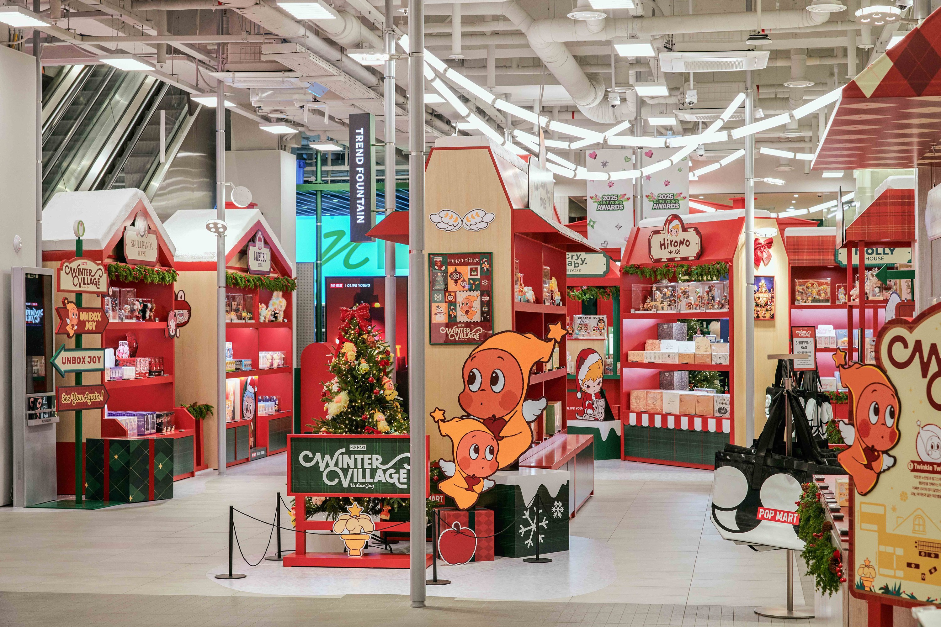 POP MART WINTER VILLAGE POP UP STORE